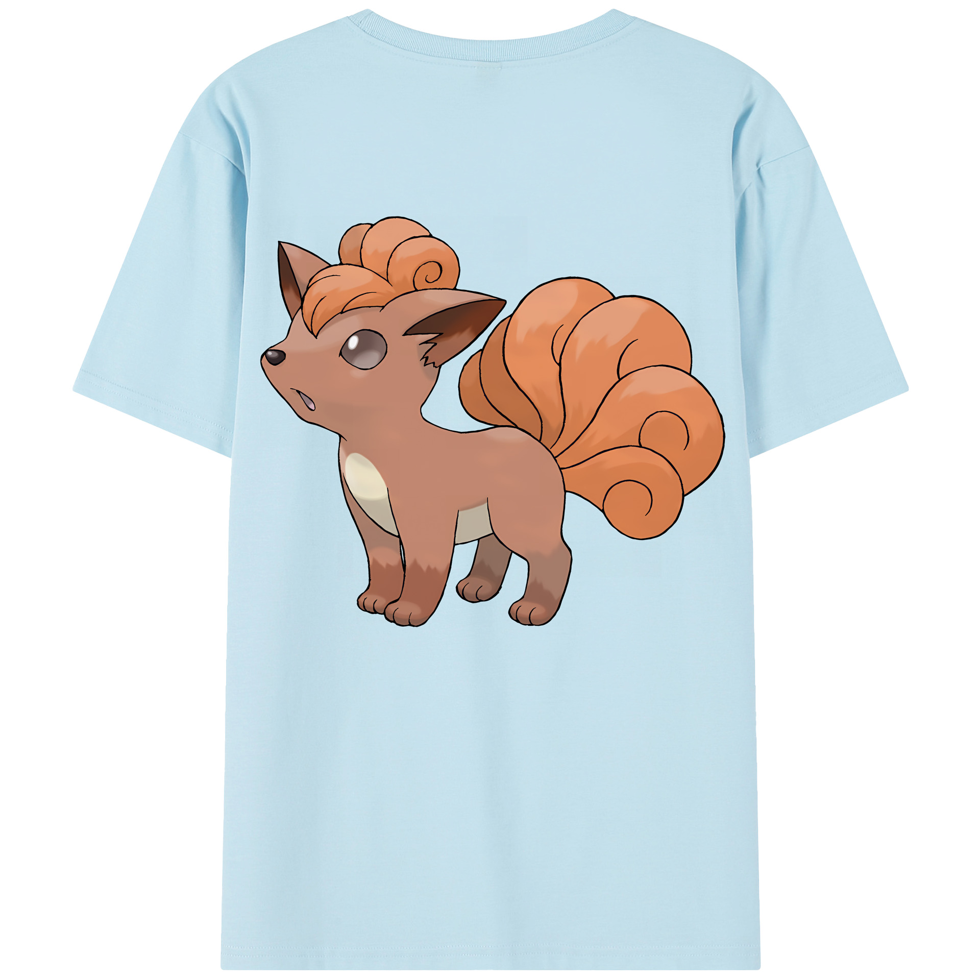 （画像用） ポケットモンスター Pokémon 綿100％半袖Tシャツ（背面プリント）